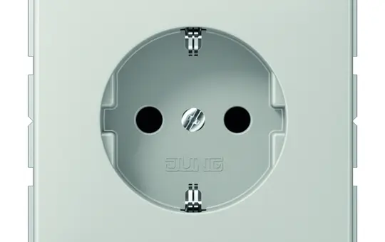 JUNG CD1520BFLG SCHUKO-Steckdose CD Thermoplast | lichtgrau