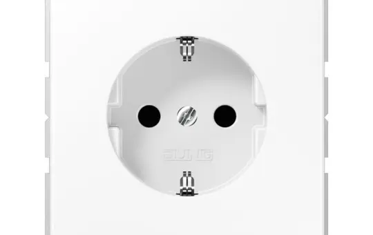 JUNG CD1520KIWW SCHUKO-Steckdose CD Berührungsschutz | alpinweiß