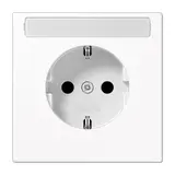 JUNG LS1520BFKINAWW beschr. SCHUKO-Steckdose LS Berührungsschutz, Thermoplast | alpinweiß