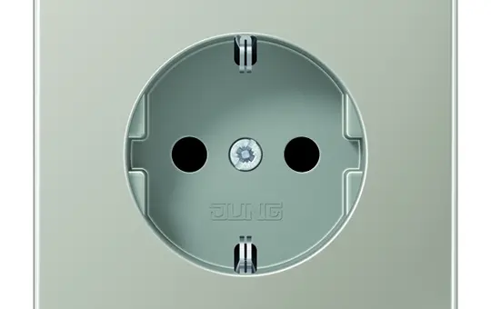 JUNG ES1520 SCHUKO-Steckdose LS Standard | edelstahl