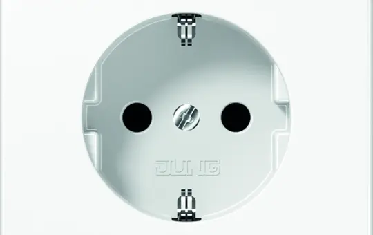 JUNG LS1520KIWW SCHUKO-Steckdose LS Berührungsschutz | alpinweiß