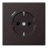 JUNG AL1520-18CD SCHUKO-Steckdose LS USB-C, 3,0 A | dark