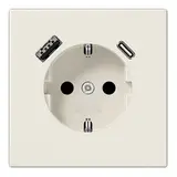 JUNG LS1520-15CA SCHUKO-Steckdose LS USB-A/C, 3,0 A | weiß