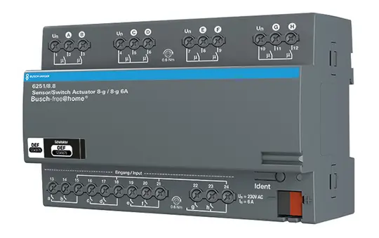 BUSCH-JAEGER 6251/8.8 f@h-Schaltaktor 8-fach