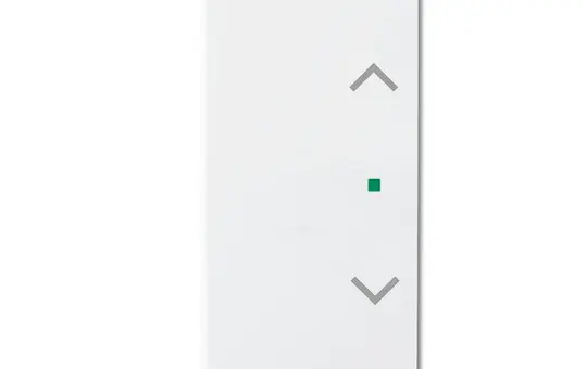 BUSCH-JAEGER 6232-20-84 beschr. Wippe flex Future 2-fach, Jalousie | studioweiß