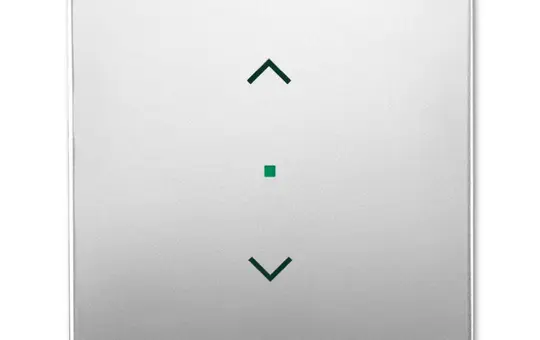 BUSCH-JAEGER 6232-10-866 beschr. Wippe flex Future 1-fach, Jalousie | edelstahl