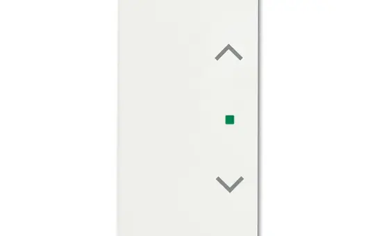 BUSCH-JAEGER 6232-20-884 beschr. Wippe flex Future 2-fach, Jalousie | studioweiß matt