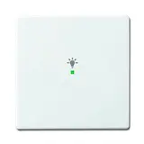 BUSCH-JAEGER 6231-10-84 beschr. Wippe flex Future 1-fach, Licht | studioweiß