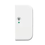 BUSCH-JAEGER 6231-22-214 beschr. Wippe flex Reflex SI 2-fach, Licht, rechts | alpinweiß