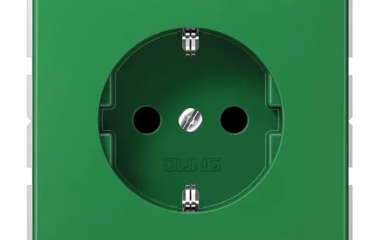 JUNG CD1520BFGN EDV-Steckdose CD SV | grün