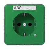JUNG CD1520BFNAKOGN beschr. EDV-Steckdose CD Kontrolllicht, Berührungsschutz | grün