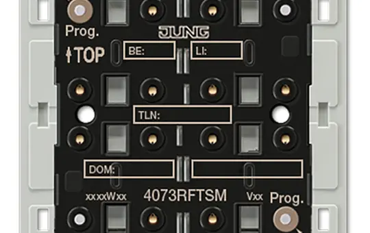 JUNG 4073RFTSM KNX-RF-Tastsensor F40 3-fach