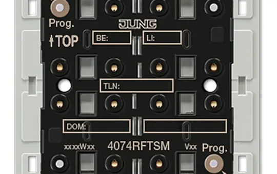 JUNG 4074RFTSM KNX-RF-Tastsensor F40 4-fach