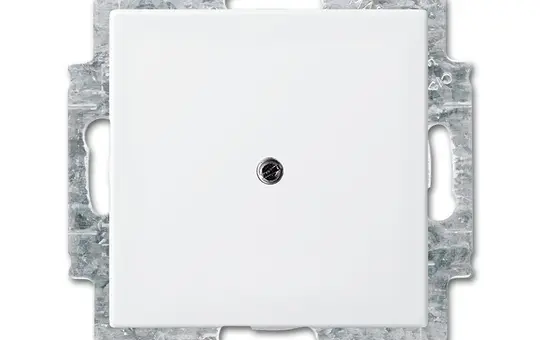 BUSCH-JAEGER 2538-914 Blindabdeckung Balance SI mit Krallen | alpinweiß