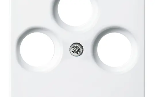 BUSCH-JAEGER 1743-03-914 Antennenabdeckung Balance SI 3-fach | alpinweiß