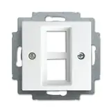 BUSCH-JAEGER 2561-02-914 UAE-Zentralscheibe Balance SI 2-fach | alpinweiß