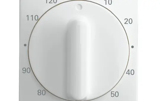 BUSCH-JAEGER 1771-914-103 Zeitschaltuhr Abdeckung Balance SI 120 Minuten | alpinweiß