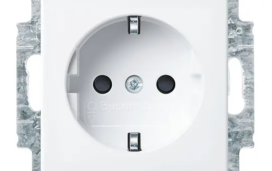 BUSCH-JAEGER 20EUCB-914 SCHUKO-Steckdose Balance Berührungsschutz | alpinweiß