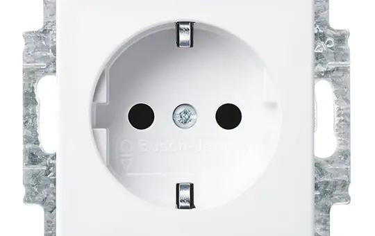 BUSCH-JAEGER 20EUCBLI-914 SCHUKO-Steckdose Balance Orientierungslicht | alpinweiß