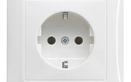 BUSCH-JAEGER 20EUJ-914 SCHUKO-Steckdose kompl. Balance SI 1-fach | alpinweiß