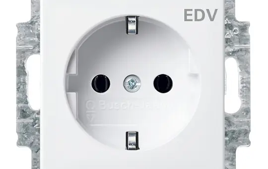 BUSCH-JAEGER 20EUC/DV-914 EDV-Steckdose Balance EDV | alpinweiß