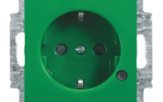 BUSCH-JAEGER 20EUCBL-13-914 EDV-Steckdose Balance Kontrolllicht | grün
