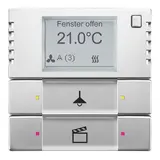 BUSCH-JAEGER 6128/28-866 KNX-Tastsensor-Bedienelement RTR edelstahl