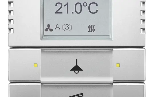 BUSCH-JAEGER 6128/28-866 KNX-Tastsensor-Bedienelement RTR edelstahl