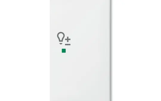 BUSCH-JAEGER 6234-22-914 beschr. Wippe flex Balance SI 2-fach, Dimmer, rechts | alpinweiß