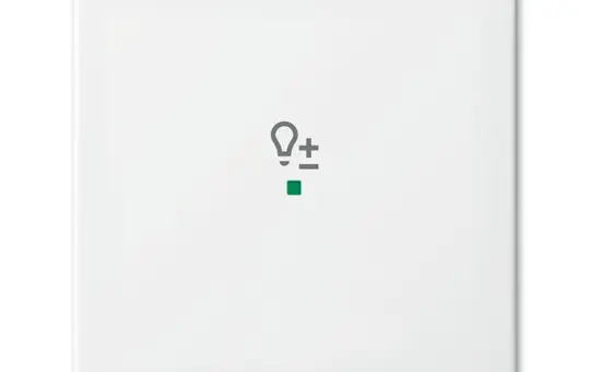 BUSCH-JAEGER 6234-10-914 beschr. Wippe flex Balance SI 1-fach, Dimmer | alpinweiß