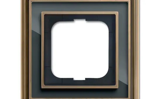 BUSCH-JAEGER 1721-845 Abdeckrahmen Dynasty 1-fach | messing antik/anthrazit