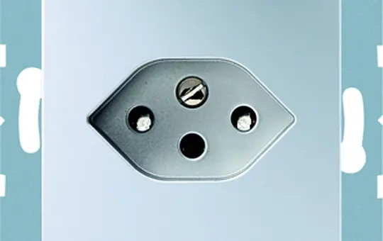 JUNG A1520-13BFSEVAL internationale Steckdose A/AS CH | aluminium