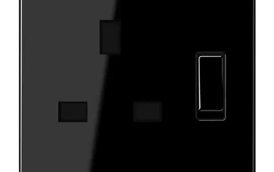 JUNG LS3171SW internationale Steckdose LS GB, Schalter | schwarz