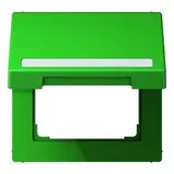 JUNG LS990BFNAKLGN EDV-Klappdeckel mit Schriftfeld Serie LS grün