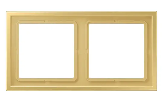 JUNG LSZME982BFC Abdeckrahmen LS Zero 2-fach | messing classic