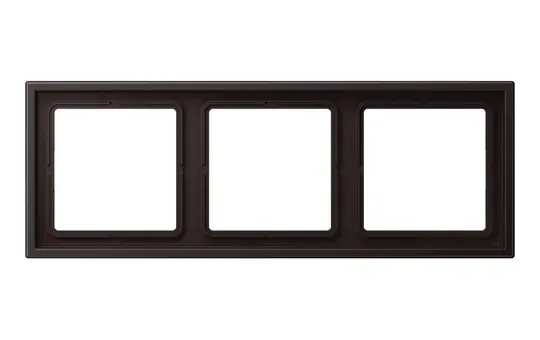 JUNG LSZAL983BFD Abdeckrahmen LS Zero 3-fach | dark