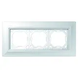 JUNG PA983G125-0 Einputzadapter Serie LS Zero 3-fach, wandbündige Montage