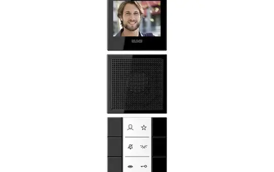 JUNG SIVILS627SW Video-Innenstation Serie LS schwarz