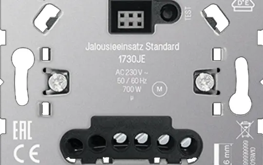 JUNG 1730JE Jalousieeinsatz Standard