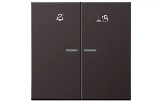 JUNG ALRUKO5MD Hotel-Kontrollwippe Serie LS Innenstelle mit 2 Symbolen | dark