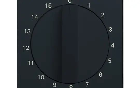 BUSCH-JAEGER 1770-81-103 Zeitschaltuhr-Abdeckung Future 15 Minuten | anthrazit