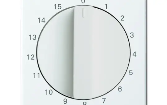 BUSCH-JAEGER 1770-84-103 Zeitschaltuhr-Abdeckung Future 15 Minuten | studioweiß