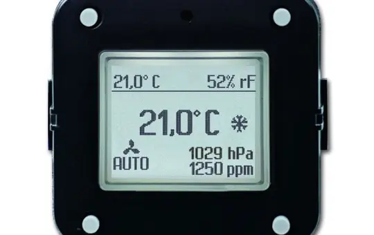 BUSCH-JAEGER 6109/28 KNX-Tastsensor UP RTR, Heizen/Kühlen, CO2, Feuchte