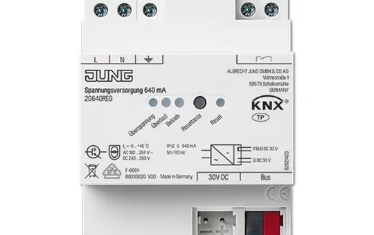 JUNG 20640REG KNX-Busspannungsversorgung 640 mA