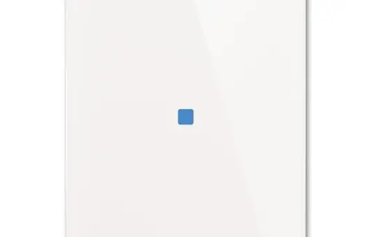 BUSCH-JAEGER TB/U1.2.11-CG KNX-Tastsensor Standard tacteo 1-fach | glas weiß | 115x86 mm