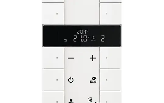 BUSCH-JAEGER SBS/U10.0.11-84 KNX-RTR-Nebenstelle Tenton 10-fach | studioweiß