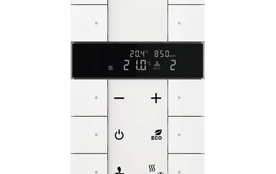 BUSCH-JAEGER SBC/U10.0.11-84 KNX-RTR Tenton 10-fach, CO2-/Feuchtesensor | studioweiß