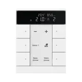 BUSCH-JAEGER SBC/U6.0.11-884 KNX-RTR Tenton 6-fach, CO2-/Feuchtesensor | studioweiß matt