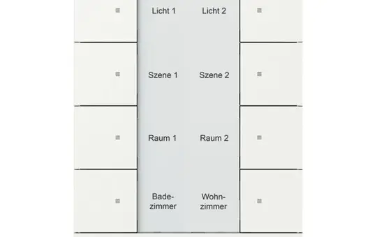 BUSCH-JAEGER SB/U8.0.11-884 KNX-Tastsensor Tenton 8-fach | studioweiß matt