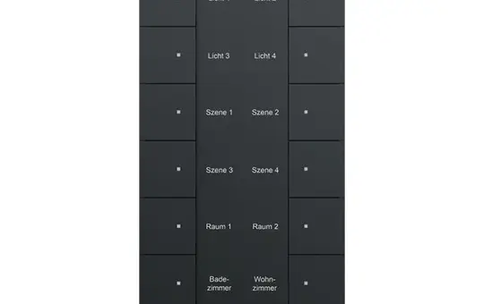BUSCH-JAEGER SB/U12.0.11-885 KNX-Tastsensor Tenton 12-fach | schwarz matt
